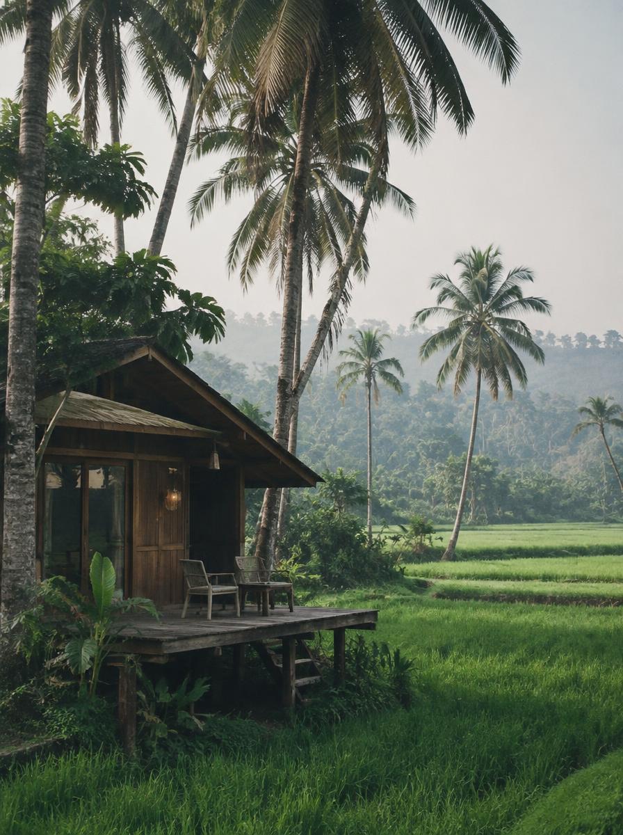 Small lodges in nature